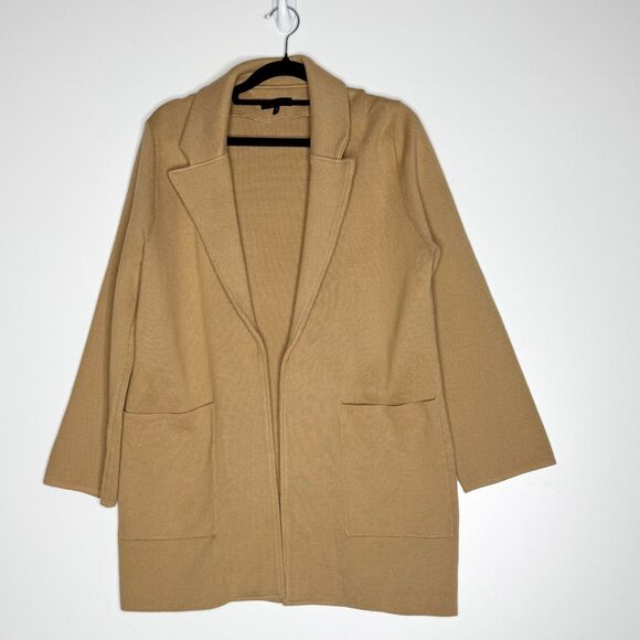 Quince 100% Organic Cotton Knit Blazer Women's Size Small - Picture 1 of 7
